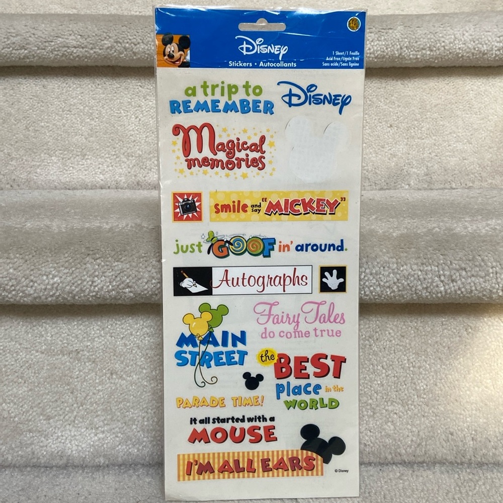 sandylion mickey mouse stickers